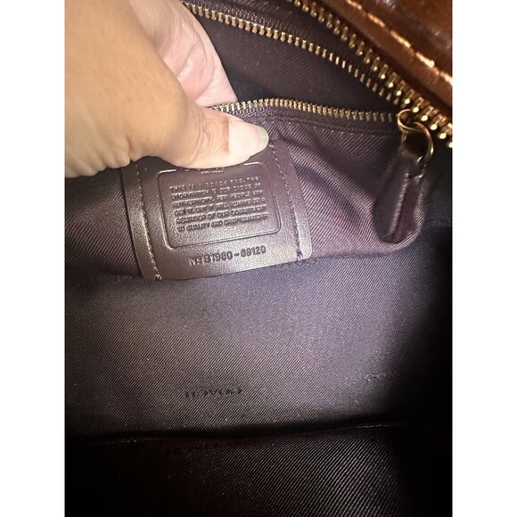 Coach Dreamer 21 Raffia Brown Natural Leather Straw w/Removable Crossbosy Straps - Picture 10 of 15